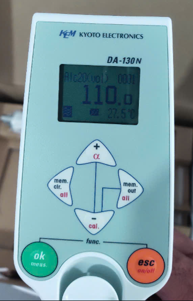 Máy đo cồn tinh khiết DA-130